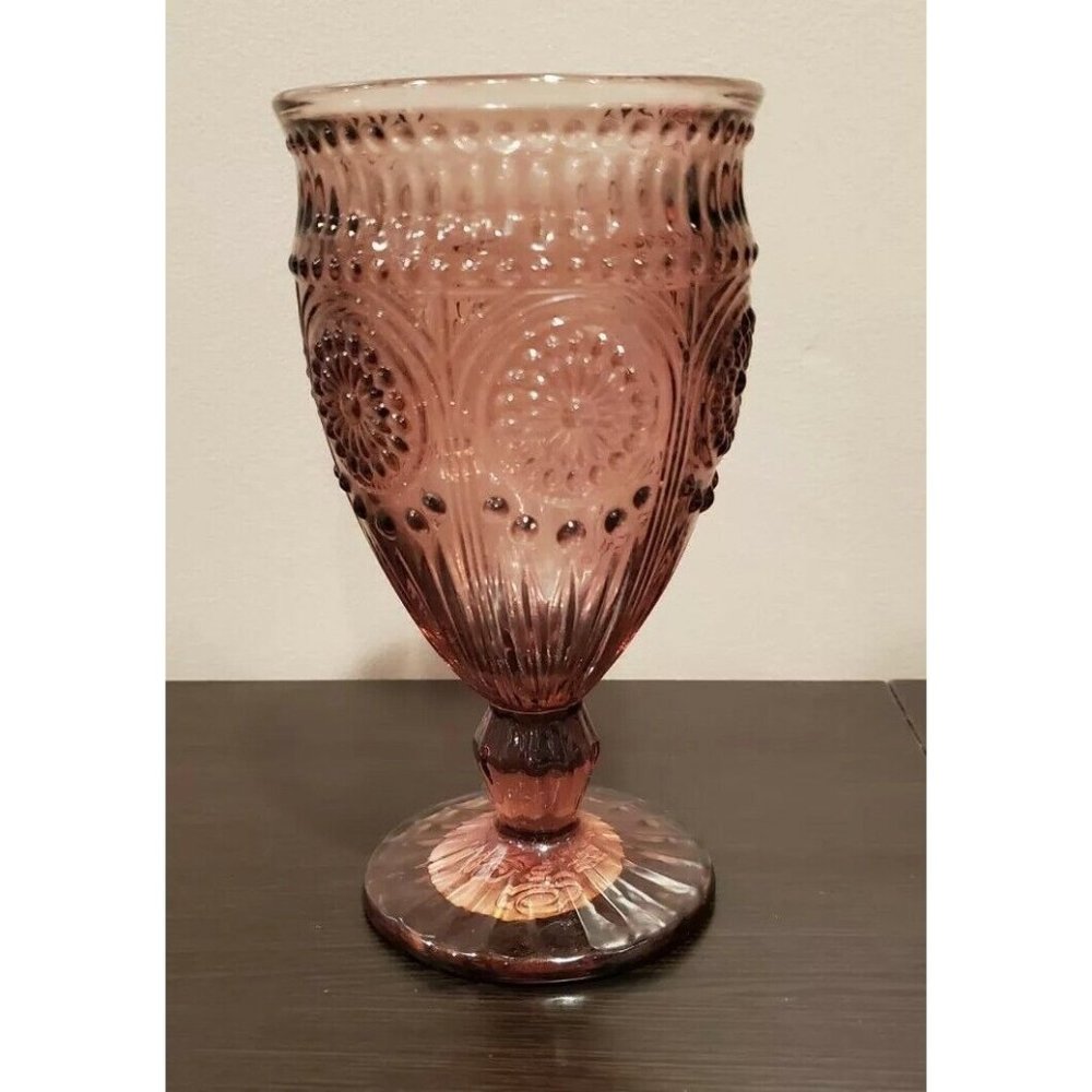 Pioneer Woman Purple Goblet